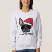 Christmas Blue French Bulldog Sweatshirt (Vorderseite)