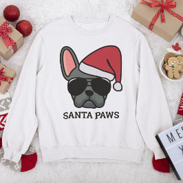 Christmas Blue French Bulldog Sweatshirt