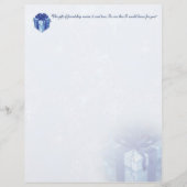 Christmas Blue Geschenkboxen Stationery (Vorderseite)