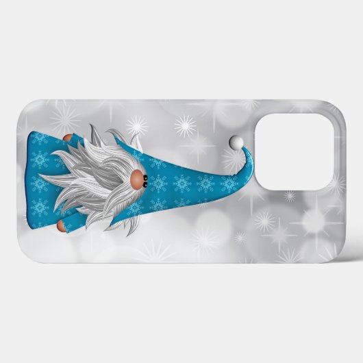 Christmas Blue Gnome Case-Mate iPhone Case (Rückseite (Horizontal))
