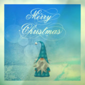 Christmas Blue Gnome Window Cloning Fensteraufkleber (Blatt 3)