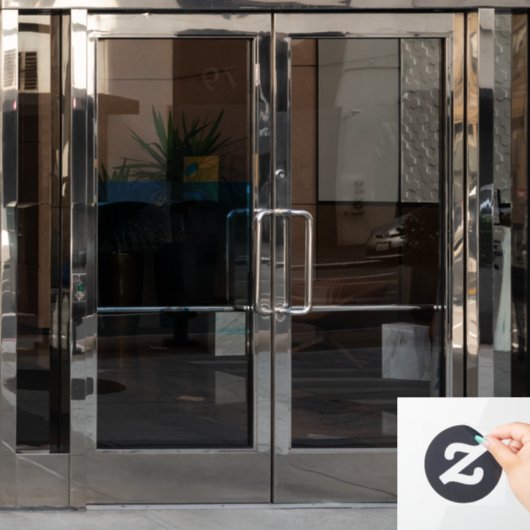 Christmas Blue Gnome Window Cloning Fensteraufkleber (Büro Tür)