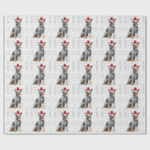 Christmas Blue Heeler für Hund Lover Holiday Geschenkpapier (Flach)