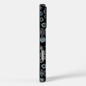 Christmas Blue Snowflakes Case-Mate iPhone Hülle (Rückseite / Rechts)