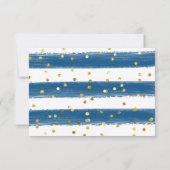 Christmas Blue Truck Baby Dusche Danke Karte (Rückseite)