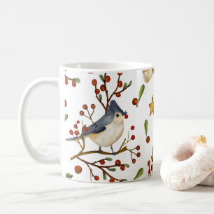 Christmas Bluejay Kaffeetasse