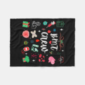 Christmas Bmt Crew Nurse Bone Marrow Transplant Nu Fleecedecke (Vorderseite (Horizontal))