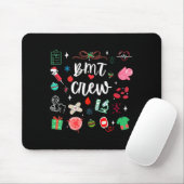 Christmas Bmt Crew Nurse Bone Marrow Transplant Nu Mousepad (Mit Mouse)