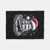 Christmas Boating Sailing Cruise Boat Surrounded B Fleecedecke (Vorderseite (Horizontal))