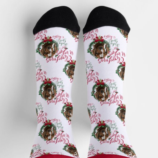 Christmas Boer Baby Goat wünscht Socken (Oben)