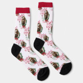 Christmas Boer Baby Goat wünscht Socken (Rechts)