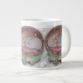 Christmas Boganhues Pipa & Marlow print Mug Jumbo-Tasse (Vorderseite Rechts)