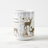 Christmas Boganhues Print Kaffeetasse (Mittel)