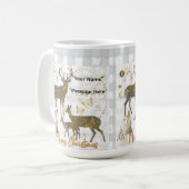 Christmas Boganhues Print Kaffeetasse (Vorderseite Links)