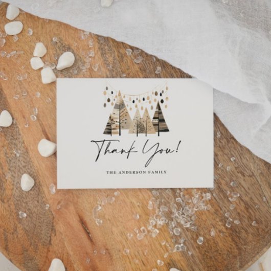 Christmas Boho Dankeskarte