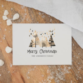 Christmas Boho Grußkarten Mitteilungskarte