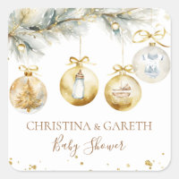 Christmas Boho Merry Little Baby Shower
