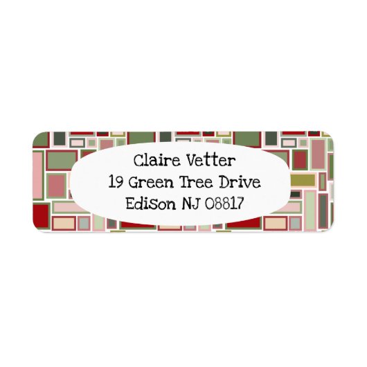 Christmas Boho Rectangle (Vorne)