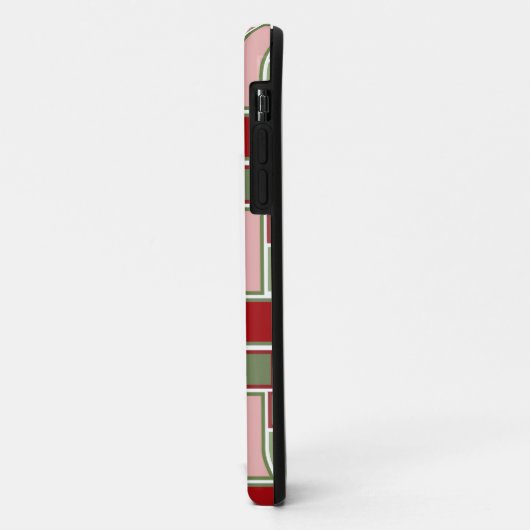Christmas Boho Rectangle Case-Mate iPhone Hülle (Hinten/Links)