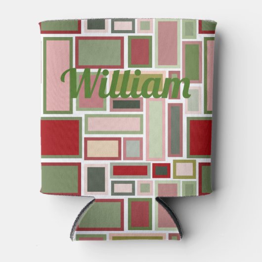 Christmas Boho Rectangle Dosenkühler (Vorderseite)