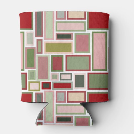 Christmas Boho Rectangle Dosenkühler (Rückseite)
