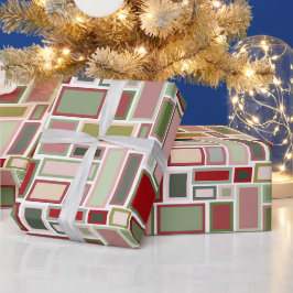 Christmas Boho Rectangle Geschenkpapier