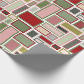 Christmas Boho Rectangle Geschenkpapier (Ecke)