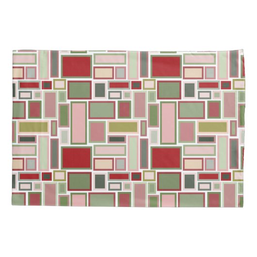 Christmas Boho Rectangle Kissenbezug (Rückseite)