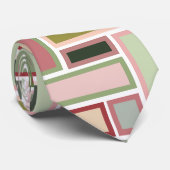 Christmas Boho Rectangle Krawatte (Gerollt)