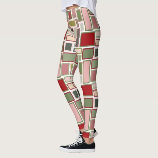 Christmas Boho Rectangle Leggings (Links)