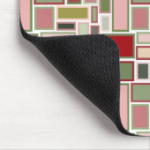 Christmas Boho Rectangle Mousepad (Ecke)