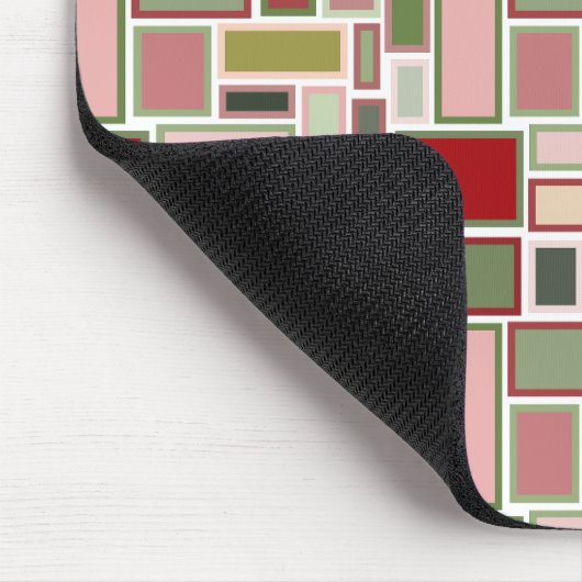 Christmas Boho Rectangle Mousepad (Ecke)