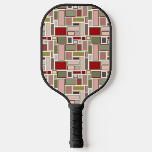 Christmas Boho Rectangle Pickleball Schläger (Vorderseite)