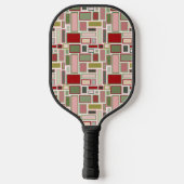 Christmas Boho Rectangle Pickleball Schläger (Rückseite)