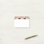 Christmas Boho Rectangle Post-it Klebezettel (Auf Schreibtisch)