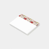 Christmas Boho Rectangle Post-it Klebezettel (angewinkelt)