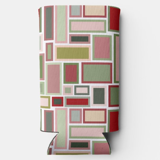 Christmas Boho Rectangle Selters Dosenkühler (Rückseite)