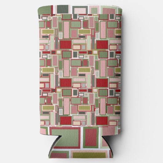 Christmas Boho Rectangle Selters Dosenkühler (Vorderseite)