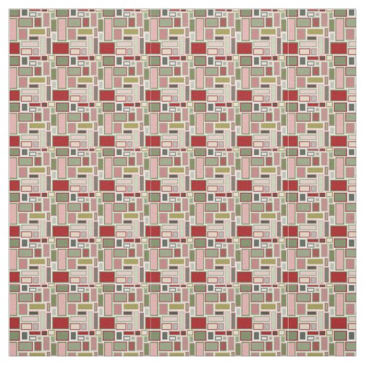 Christmas Boho Rectangle Stoff (Muster)