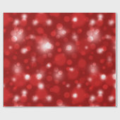 Christmas Bokeh Geschenkpapier (Flach)