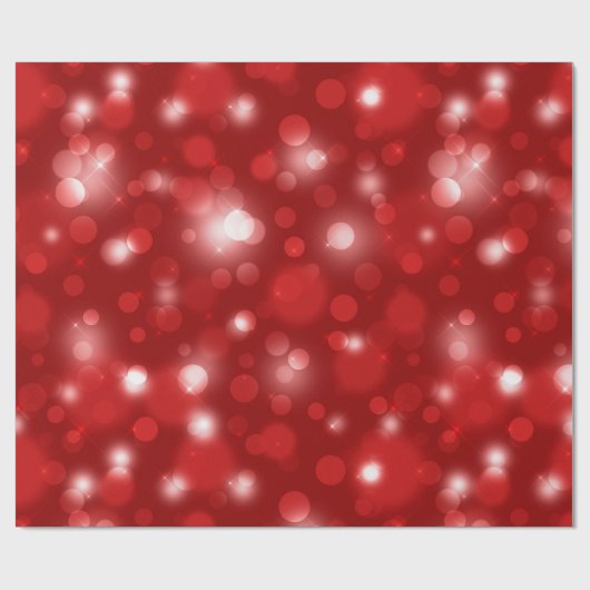 Christmas Bokeh Geschenkpapier (Flach)