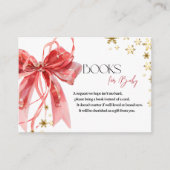 Christmas Books for Baby Shower Begleitkarte (Vorderseite)
