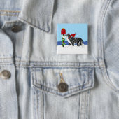 Christmas Border Collie Mail Button (Beispiel)