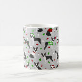Christmas Boston Terrier Coffee Tasse (Mittel)