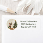 Christmas Boston Terrier Dog (Insitu)