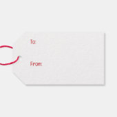 Christmas Boston Terrier Dogs Geschenkanhänger (Rückseite Horizontal)