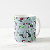 Christmas Boston Terrier Kaffeetasse (VorderseiteRechts)