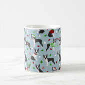 Christmas Boston Terrier Kaffeetasse (Mittel)