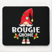 Christmas Bougie Gnome X-mas Family Matching Mousepad (Vorne)