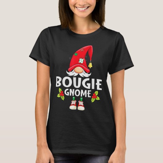 Christmas Bougie Gnome X-mas Family Matching T-Shirt (Vorderseite)